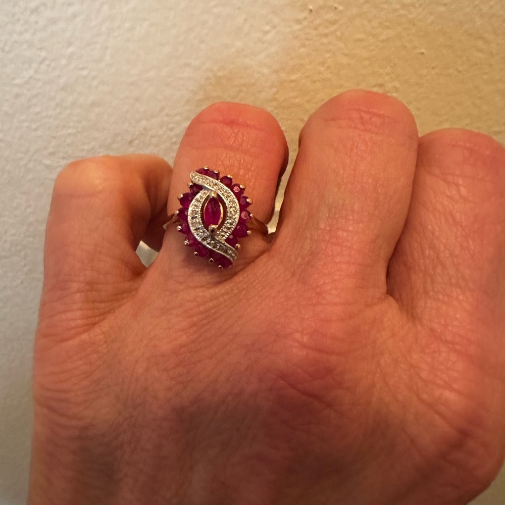 10k ruby ring